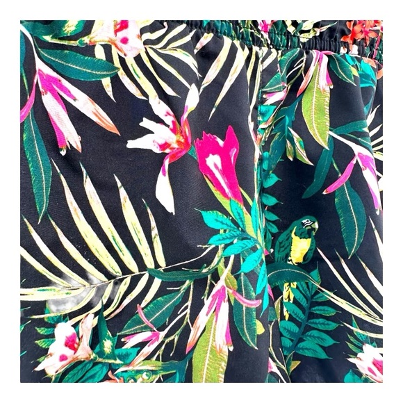 Danskin Active | S Small Tropical Print Athletic Shorts - Picture 7 of 13